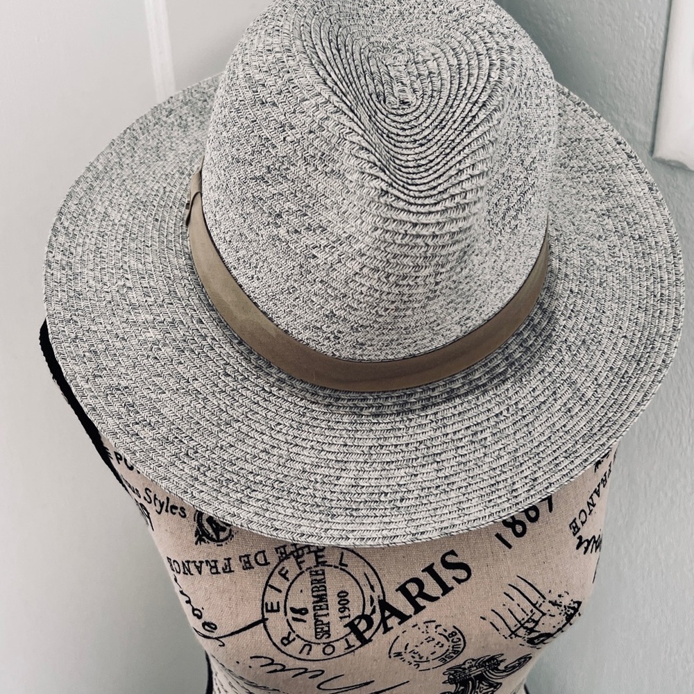 6 pcs Wide Brim Straw Sun Hat - Black - Picture 2 of 15